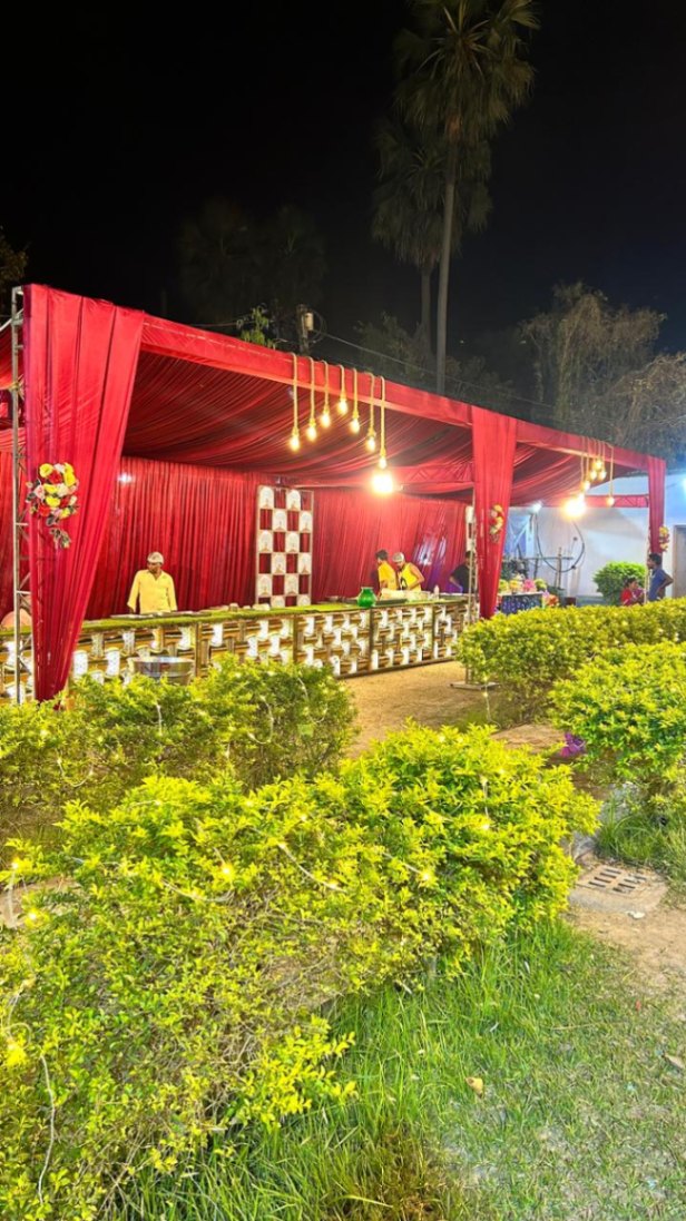 Buffet catering setup by RY Creation & Caterer